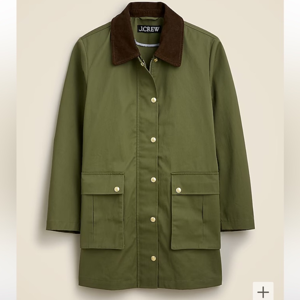 J.Crew Heritage Barn Jacket™ in waxed cotton twill